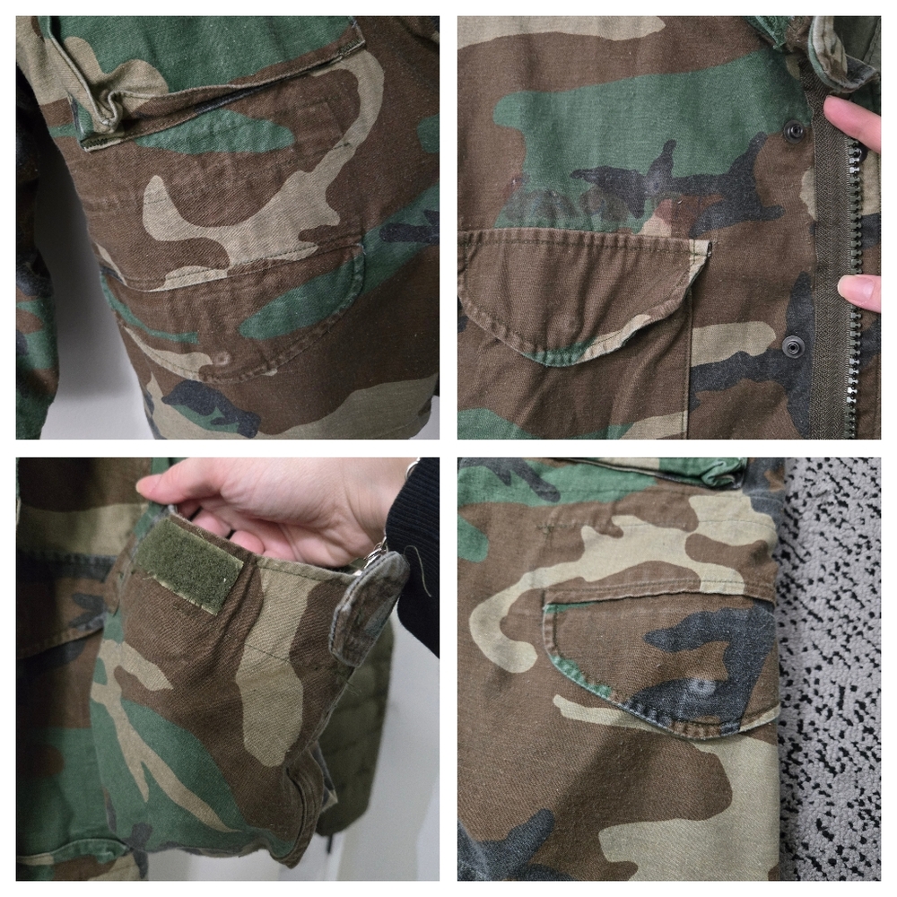 US Army M65 Field Jacket, Camo, XS, X-SHORT - Picture 14 of 16